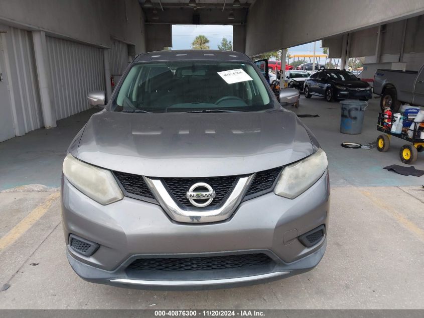 2015 Nissan Rogue S VIN: KNMAT2MT7FP505657 Lot: 40876300