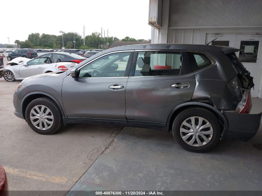 2015 Nissan Rogue S VIN: KNMAT2MT7FP505657 Lot: 40876300