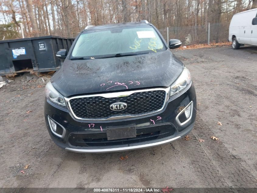 2017 Kia Sorento Ex VIN: 5XYPH4A54HG292105 Lot: 40876311