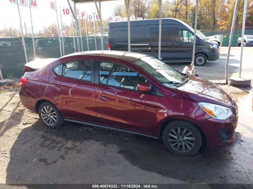 2019 Mitsubishi Mirage G4 Es VIN: ML32F3FJ8KHF06193 Lot: 40876322