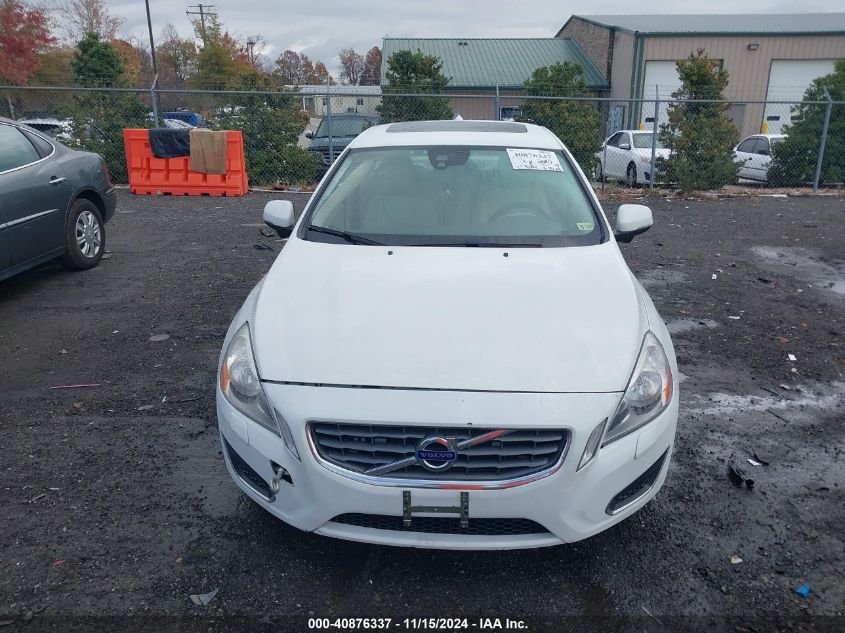 2013 Volvo S60 T5 VIN: YV1612FS2D2197592 Lot: 40876337