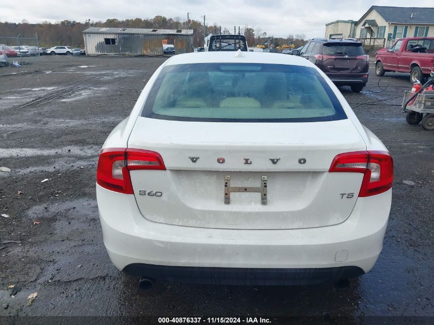 2013 Volvo S60 T5 VIN: YV1612FS2D2197592 Lot: 40876337