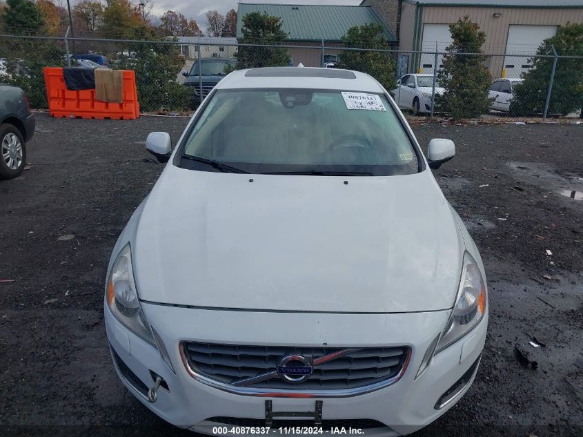 2013 Volvo S60 T5 VIN: YV1612FS2D2197592 Lot: 40876337