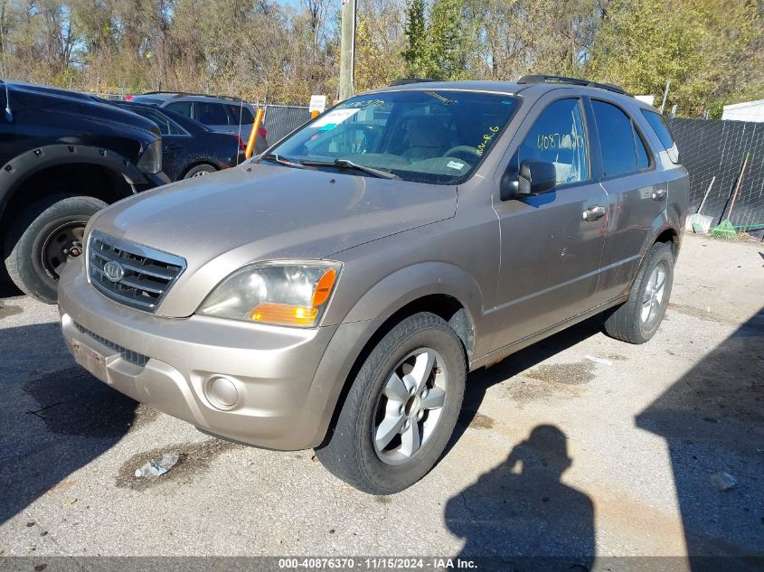 2007 Kia Sorento Lx VIN: KNDJC736275676273 Lot: 40876370