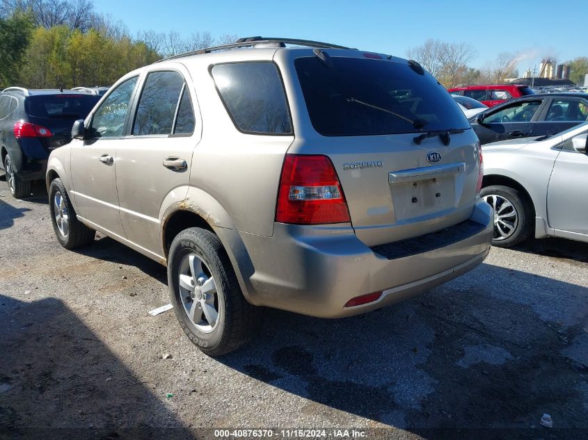 2007 Kia Sorento Lx VIN: KNDJC736275676273 Lot: 40876370