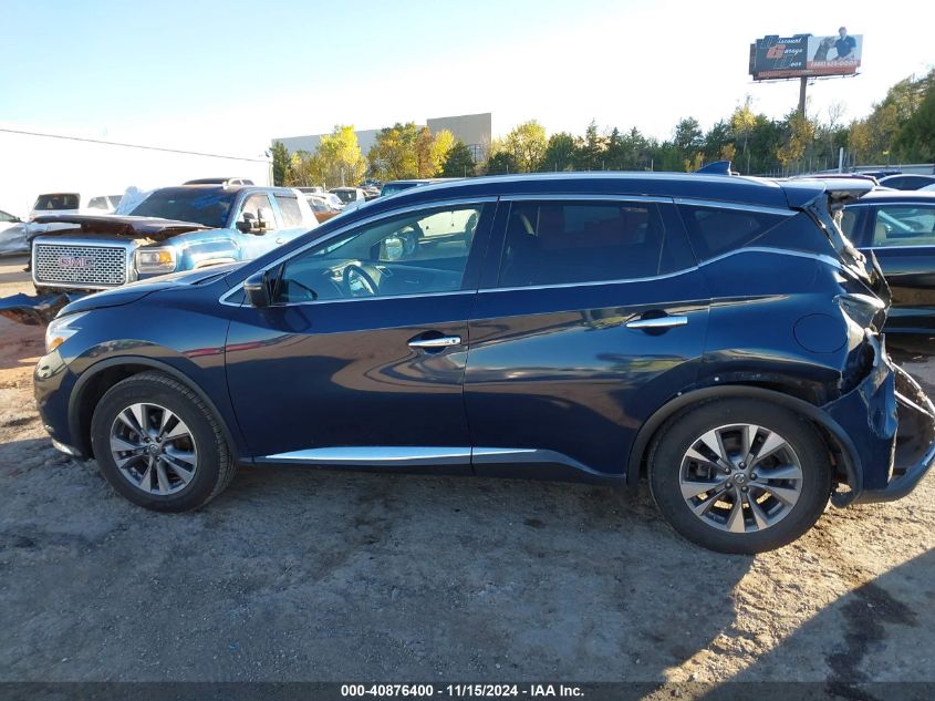 2017 Nissan Murano Sl VIN: 5N1AZ2MH1HN125363 Lot: 40876400