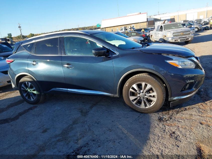 2017 Nissan Murano Sl VIN: 5N1AZ2MH1HN125363 Lot: 40876400