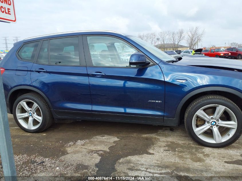 2017 BMW X3 xDrive28I VIN: 5UXWX9C5XH0T14489 Lot: 40876414