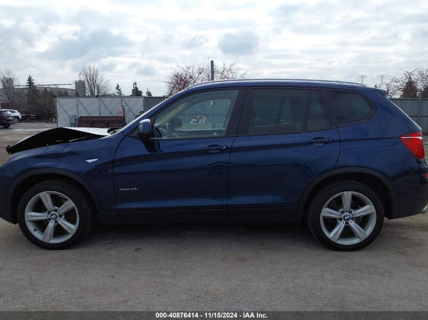 2017 BMW X3 xDrive28I VIN: 5UXWX9C5XH0T14489 Lot: 40876414