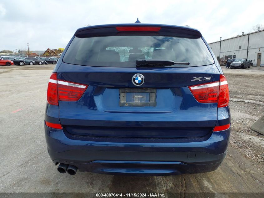 2017 BMW X3 xDrive28I VIN: 5UXWX9C5XH0T14489 Lot: 40876414