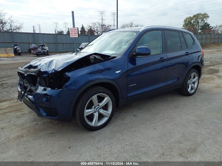 VIN 5UXWX9C5XH0T14489 2017 BMW X3, Xdrive28I no.2