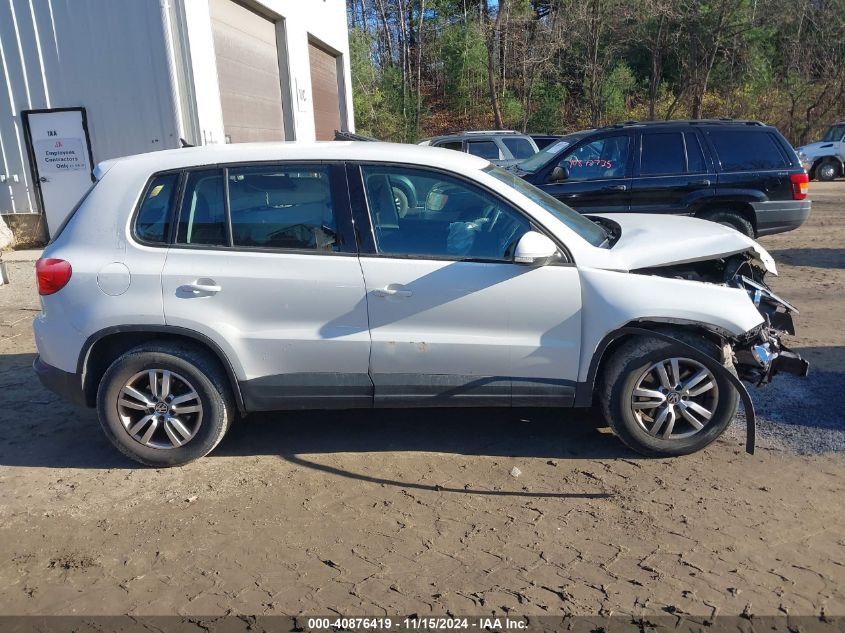 2012 Volkswagen Tiguan S VIN: WVGBV7AX8CW568637 Lot: 40876419