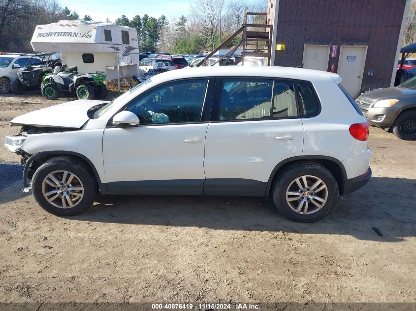 2012 Volkswagen Tiguan S VIN: WVGBV7AX8CW568637 Lot: 40876419