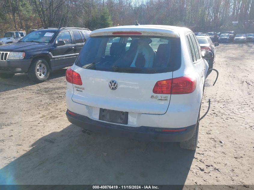 2012 Volkswagen Tiguan S VIN: WVGBV7AX8CW568637 Lot: 40876419