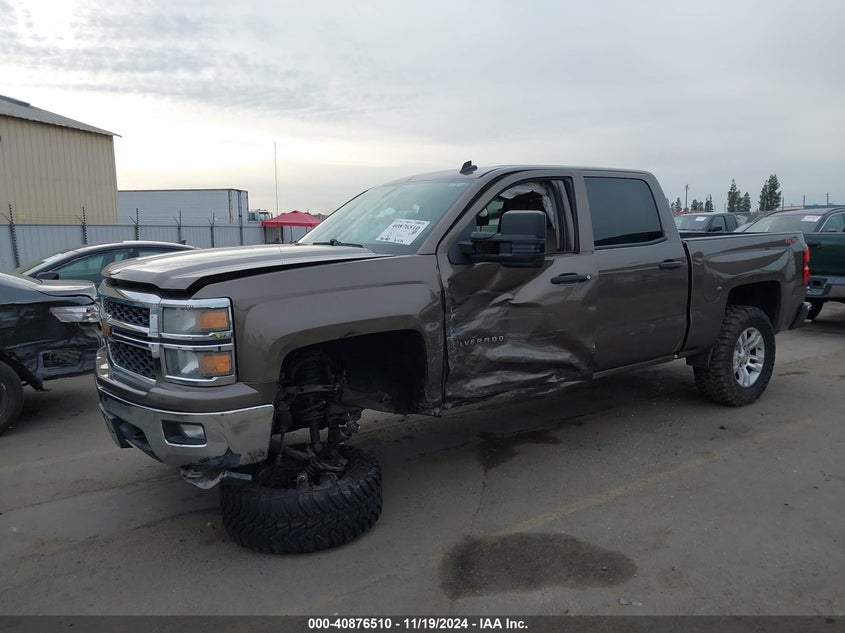 2014 CHEVROLET SILVERADO VIN: 3GCUKREC4EG126853