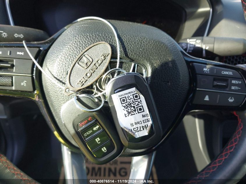 2023 HONDA CIVIC SI VIN: 2HGFE1E5XPH472512