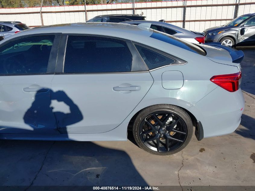 2023 HONDA CIVIC SI VIN: 2HGFE1E5XPH472512
