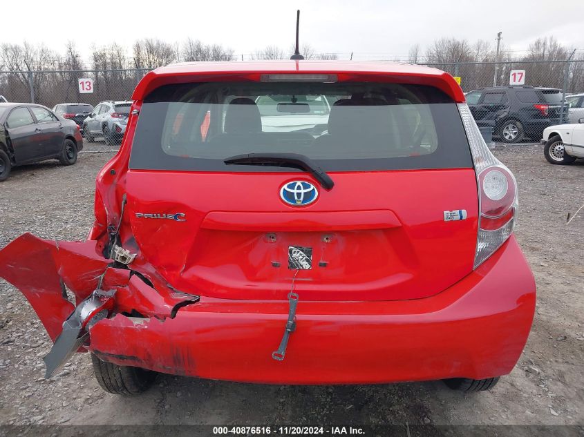 2014 Toyota Prius C Three VIN: JTDKDTB30E1076924 Lot: 40876516