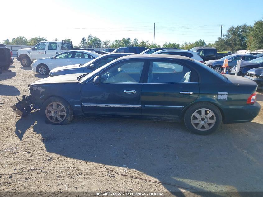 2003 Kia Optima Lx/Se VIN: KNAGD126835200574 Lot: 40876527