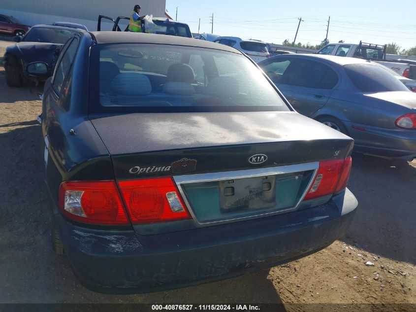 2003 Kia Optima Lx/Se VIN: KNAGD126835200574 Lot: 40876527