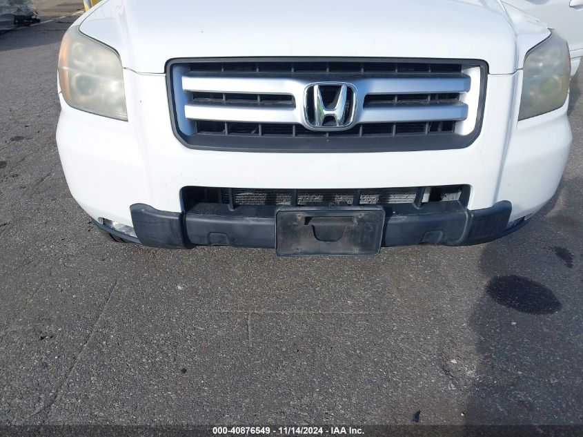 2007 Honda Pilot Ex-L VIN: 2HKYF18677H536845 Lot: 40876549