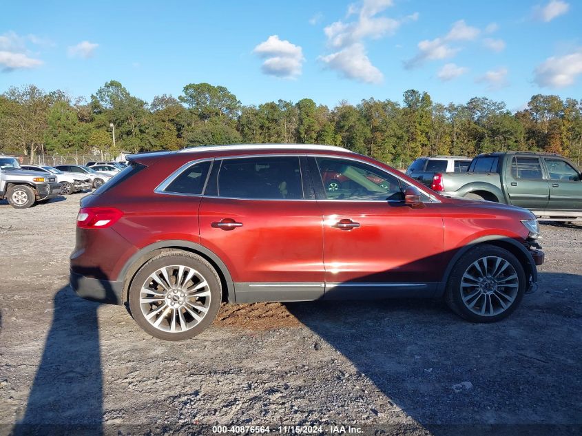 2016 Lincoln Mkx Reserve VIN: 2LMTJ6LPXGBL79894 Lot: 40876564