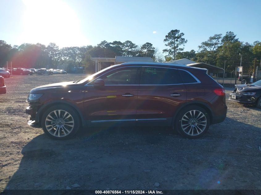 2016 Lincoln Mkx Reserve VIN: 2LMTJ6LPXGBL79894 Lot: 40876564