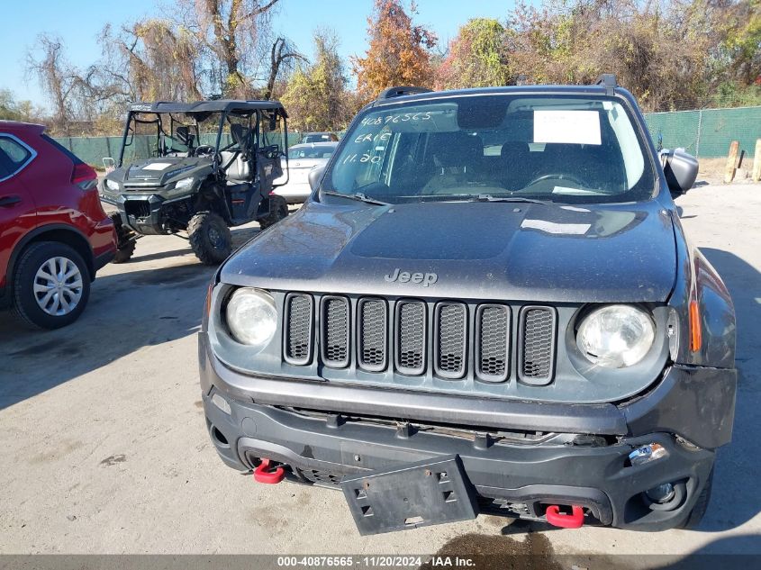 2016 Jeep Renegade Trailhawk VIN: ZACCJBCT6GPD21444 Lot: 40876565