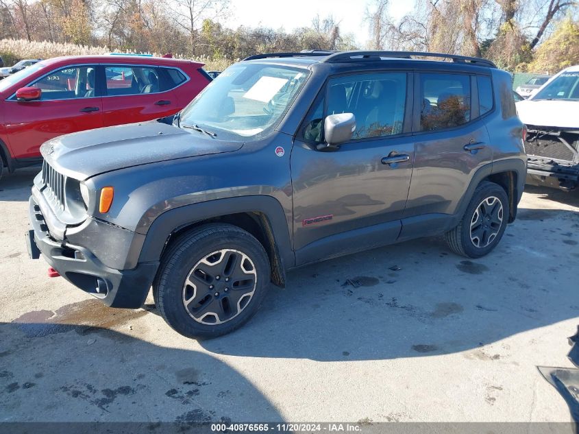 VIN ZACCJBCT6GPD21444 2016 Jeep Renegade, Trailhawk no.2