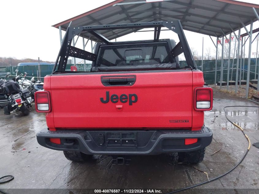 2020 Jeep Gladiator Sport S 4X4 VIN: 1C6JJTAG3LL108718 Lot: 40876587