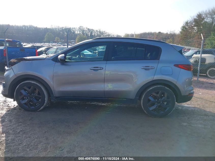 2022 Kia Sportage Nightfall Edition VIN: KNDP63AC9N7011620 Lot: 40876590