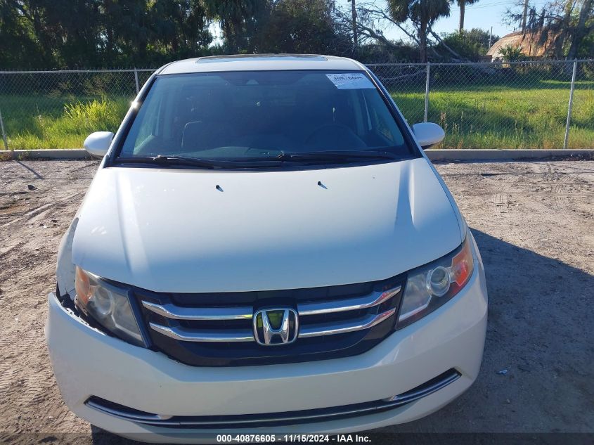 2016 Honda Odyssey Ex-L VIN: 5FNRL5H69GB099059 Lot: 40876605