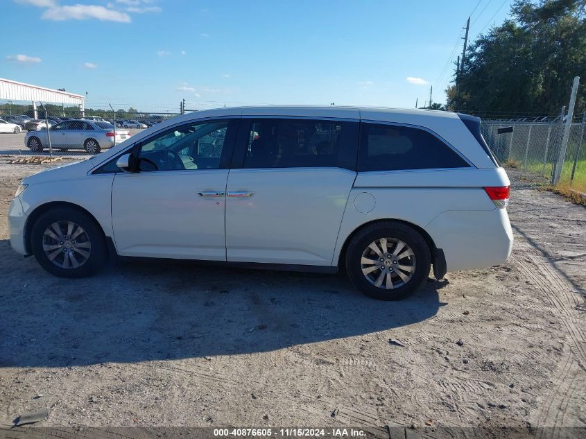 2016 Honda Odyssey Ex-L VIN: 5FNRL5H69GB099059 Lot: 40876605