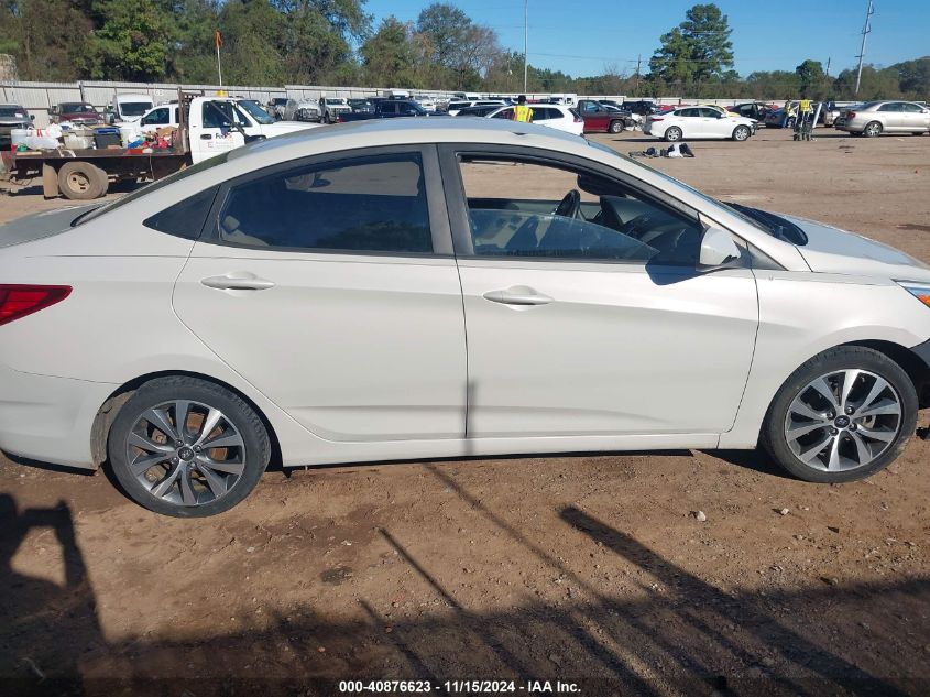 2016 Hyundai Accent Se VIN: KMHCU4AE2GU160494 Lot: 40876623