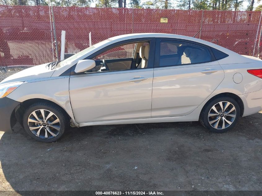 2016 Hyundai Accent Se VIN: KMHCU4AE2GU160494 Lot: 40876623