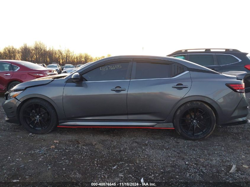 2020 Nissan Sentra Sr Xtronic Cvt VIN: 3N1AB8DV1LY276302 Lot: 40876645