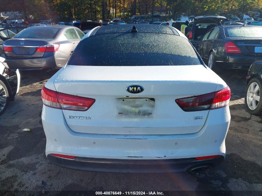 2016 Kia Optima Ex VIN: 5XXGU4L37GG099862 Lot: 40876649