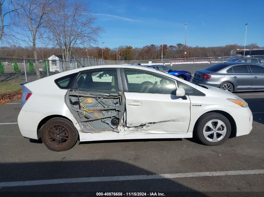 2013 Toyota Prius Two VIN: JTDKN3DUXD1634263 Lot: 40876658