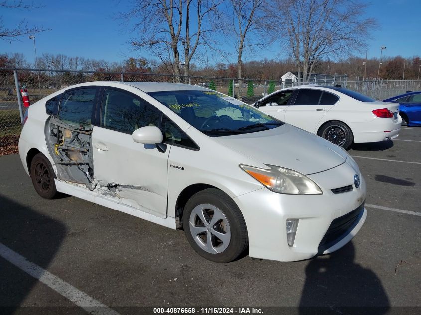 2013 Toyota Prius Two VIN: JTDKN3DUXD1634263 Lot: 40876658