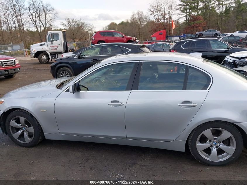 2007 BMW 525I VIN: WBANE53517CY07175 Lot: 40876676