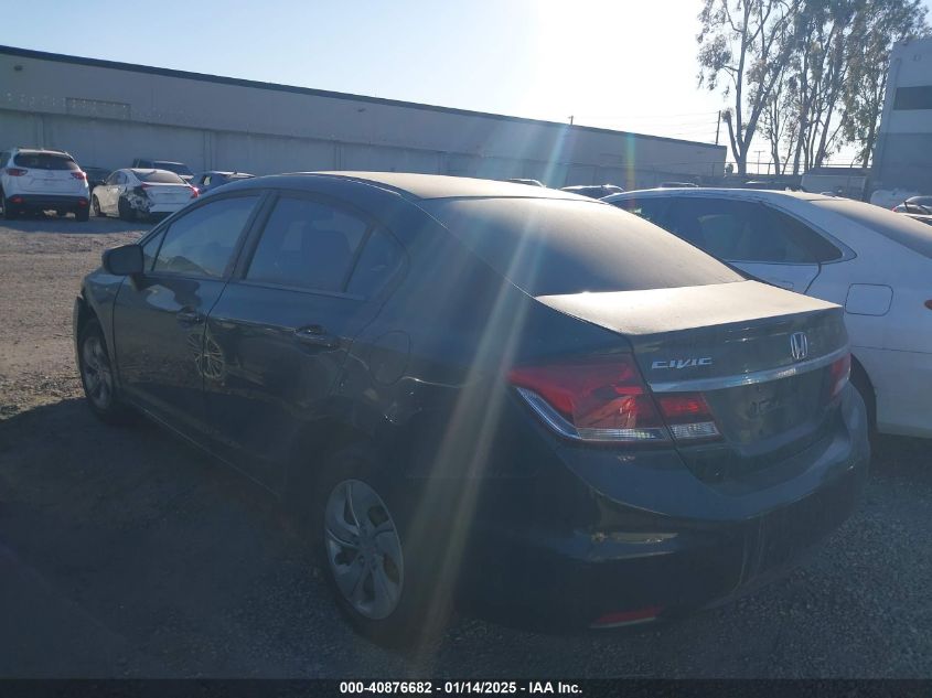 VIN 19XFB2F59EE260298 2014 Honda Civic, LX no.3