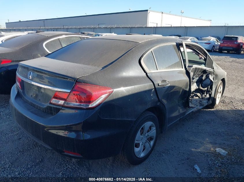 VIN 19XFB2F59EE260298 2014 Honda Civic, LX no.4