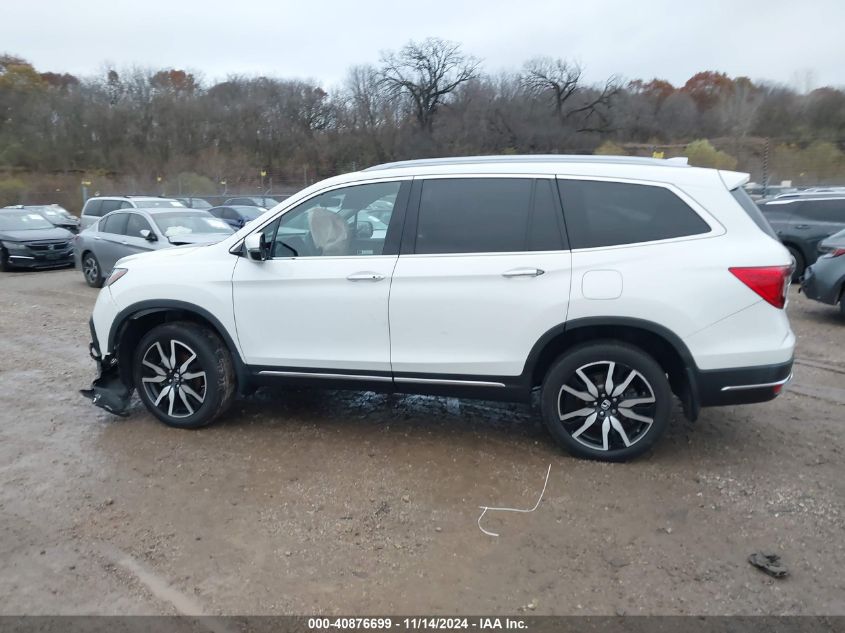 2021 Honda Pilot Awd Touring 8 Passenger VIN: 5FNYF6H91MB038528 Lot: 40876699