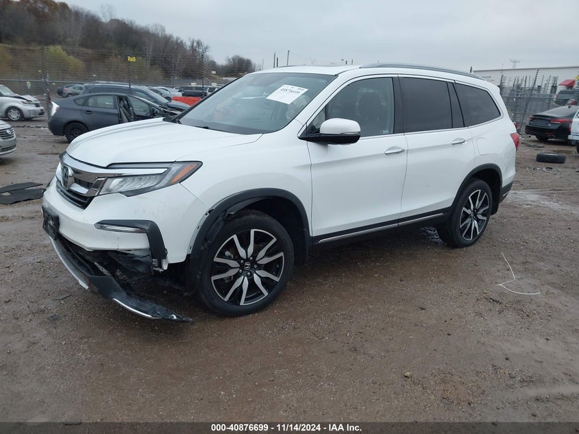 Vin: 5fnyf6h91mb038528, lot: 41366362, honda pilot awd touring 8 passenger 20212