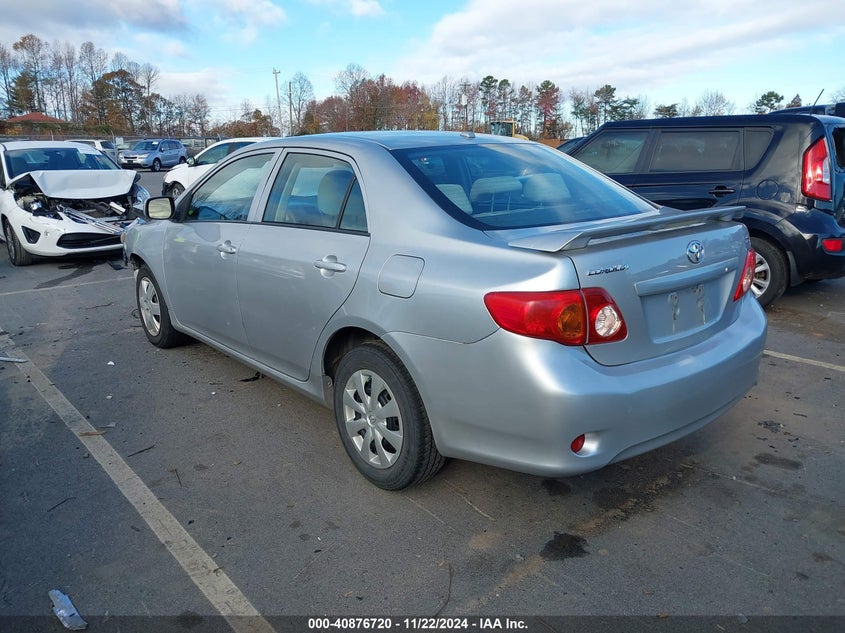 2009 TOYOTA COROLLA VIN: 2T1BU40E79C058688