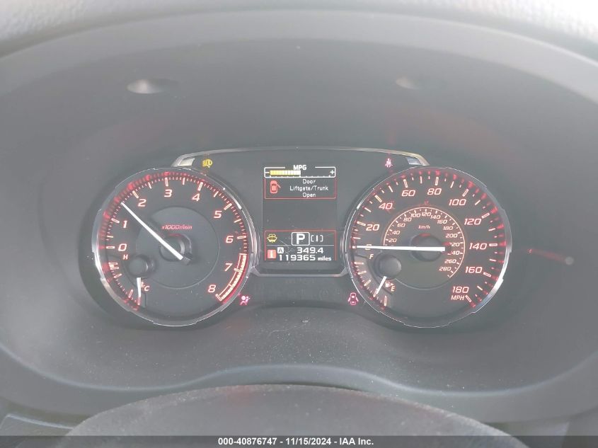 2015 SUBARU WRX VIN: JF1VA1J67F8817204