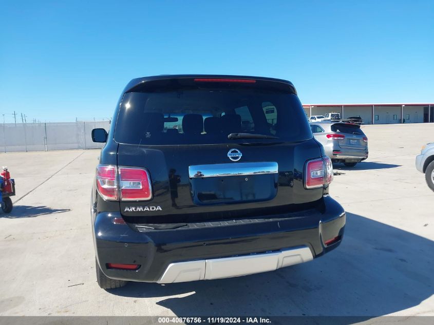 2017 Nissan Armada Sv VIN: JN8AY2NCXH9504370 Lot: 40876756