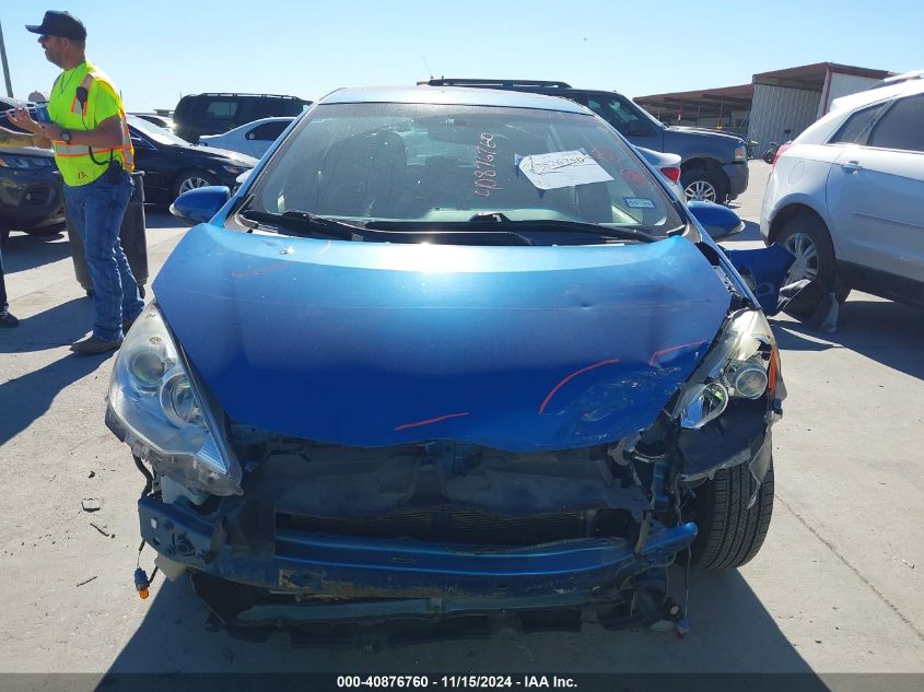 2012 Toyota Prius C Four VIN: JTDKDTB35C1030504 Lot: 40876760