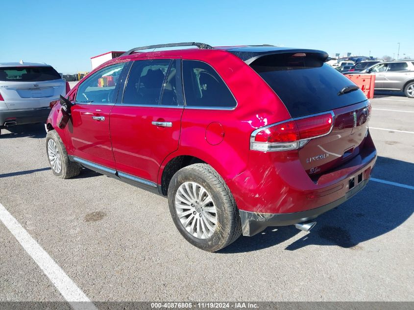 VIN 2LMDJ6JK4EBL15150 2014 LINCOLN MKX no.3