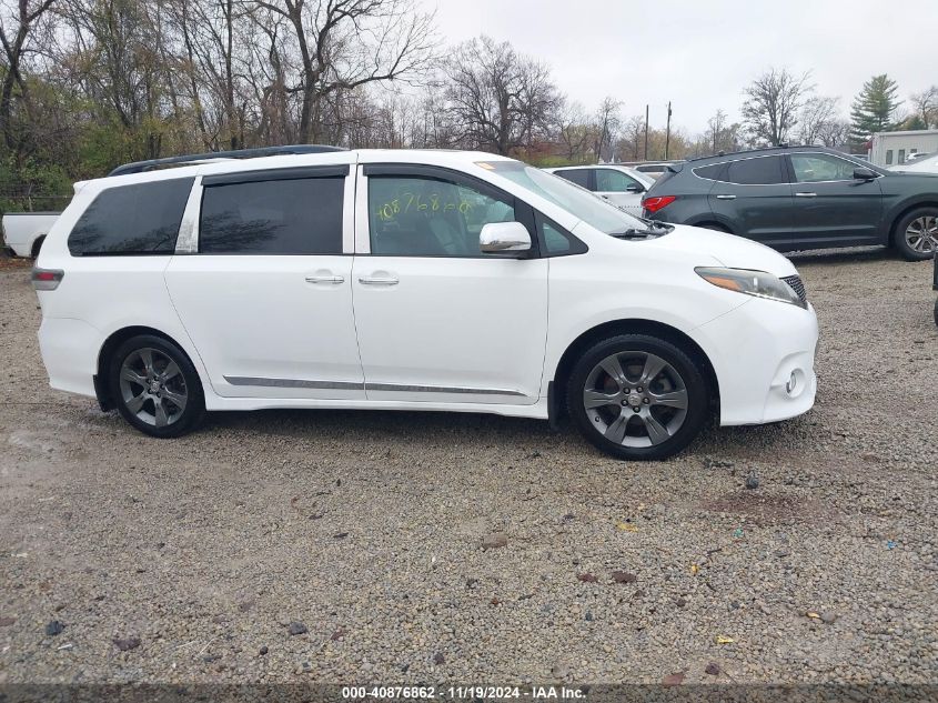 2016 Toyota Sienna Se VIN: 5TDXK3DC2GS715156 Lot: 40876862